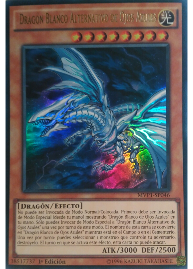 Dragón Blanco Alternativo de Ojos Azules