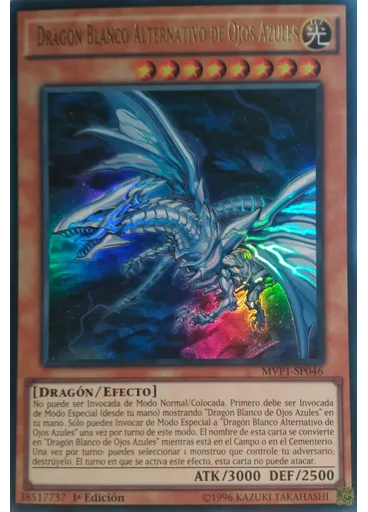 Dragón Blanco Alternativo de Ojos Azules