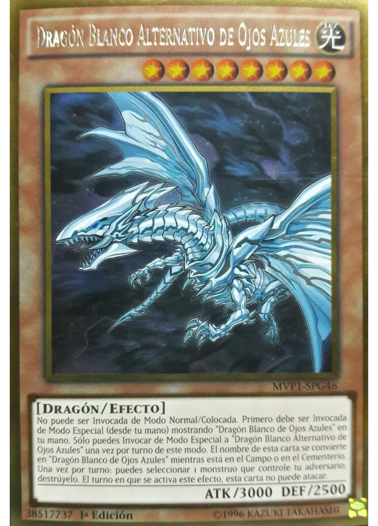 Dragón Blanco Alternativo de Ojos Azules