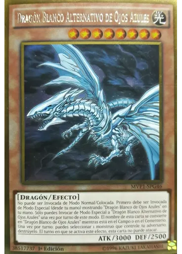 Dragón Blanco Alternativo de Ojos Azules