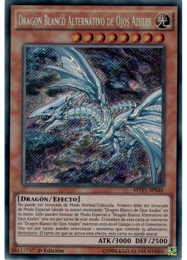 Dragón Blanco Alternativo de Ojos Azules