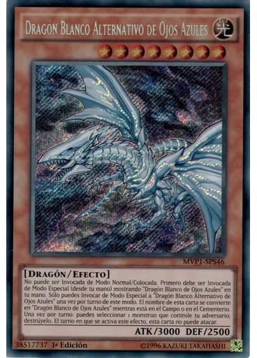 Dragón Blanco Alternativo de Ojos Azules