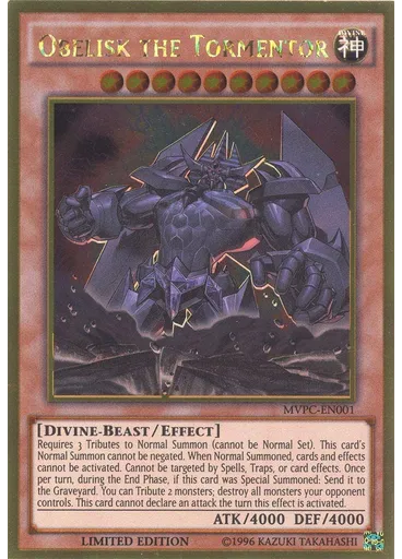 Obelisk the Tormentor — Yu-Gi-Oh! The Dark Side of Dimensions Promotional Cards