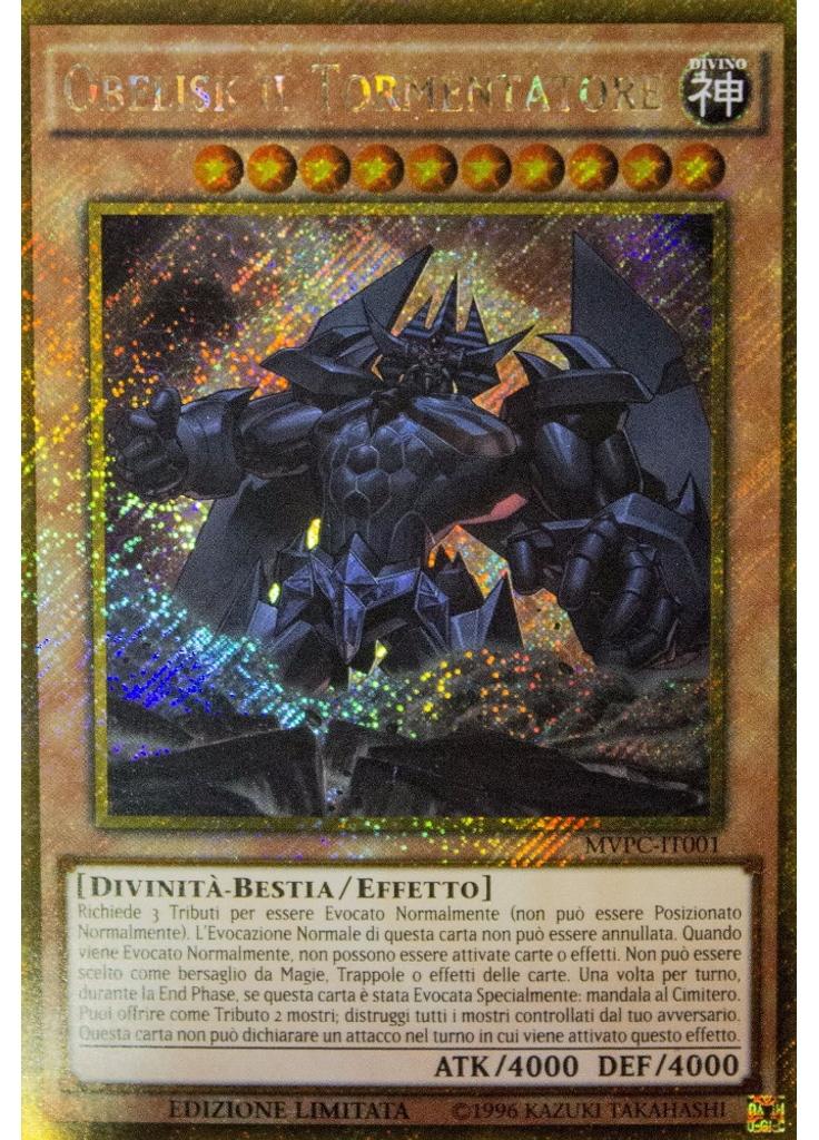 Obelisk il Tormentatore (Gold Secret Rare Limited)