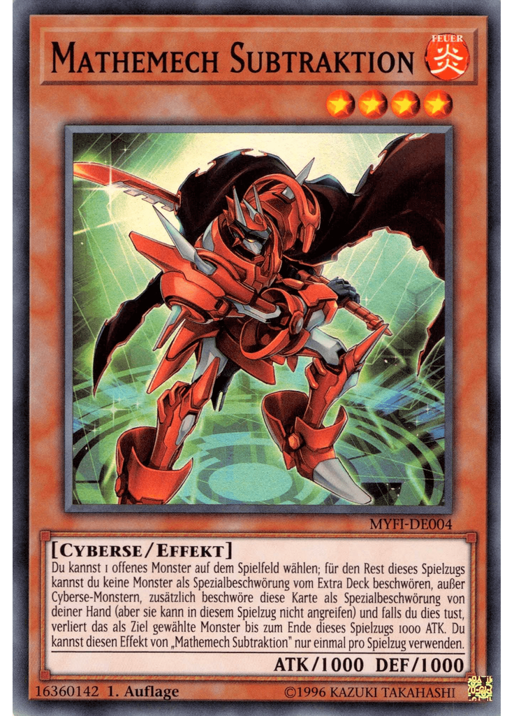 Mathemech Subtraktion
