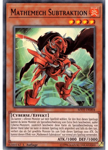 Mathemech Subtraktion