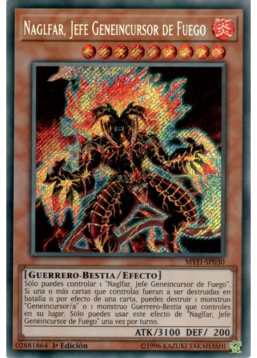Naglfar, Jefe Geneincursor de Fuego — Luchadores Místicos