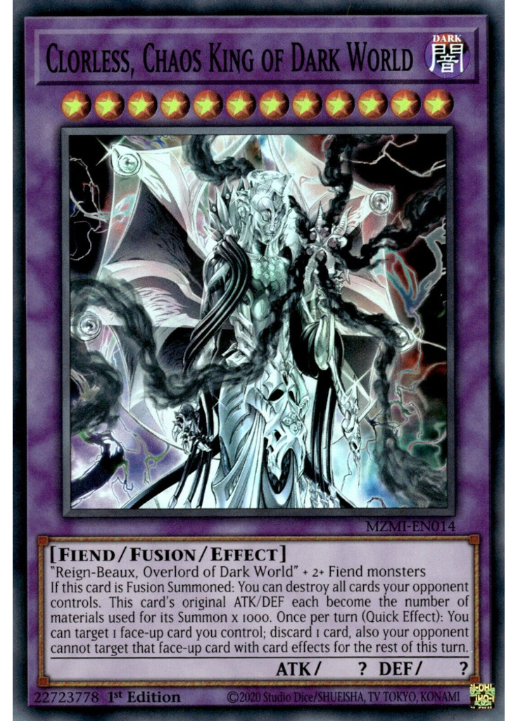 Clorless, Chaos King of Dark World