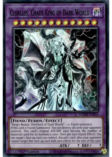Clorless, Chaos King of Dark World