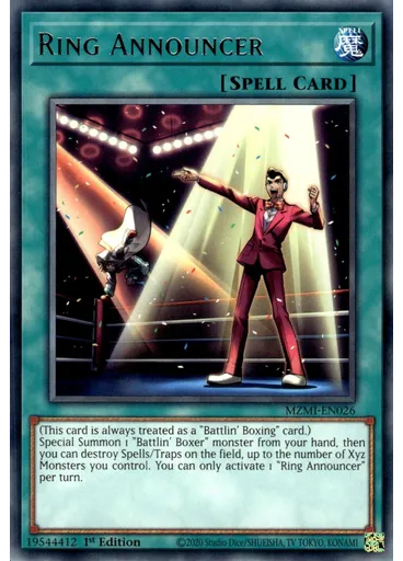 Ring Announcer