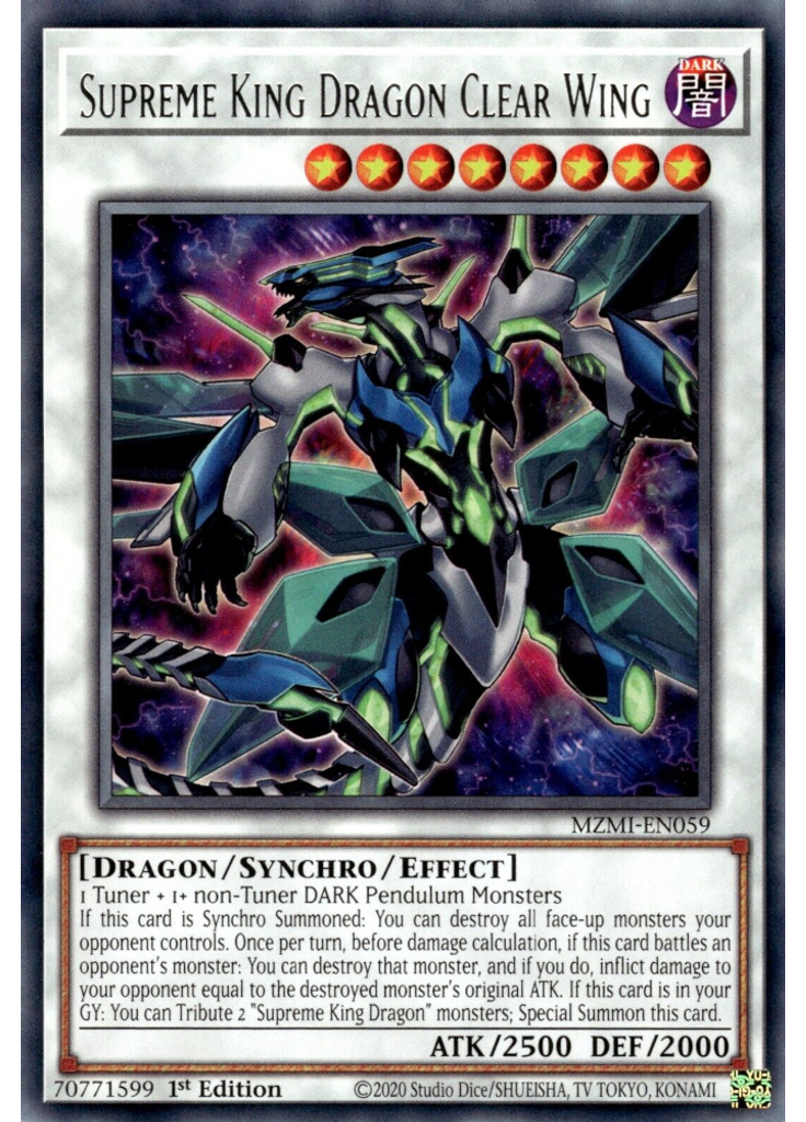 Supreme King Dragon Clear Wing