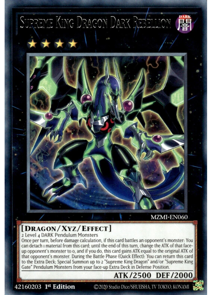 Supreme King Dragon Dark Rebellion