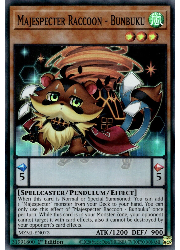 Majespecter Raccoon - Bunbuku