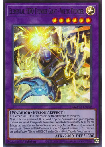 Elemental HERO Thunder Giant - Voltic Thunder