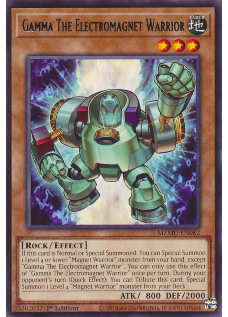 Gamma The Electromagnet Warrior