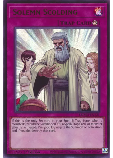 Solemn Scolding