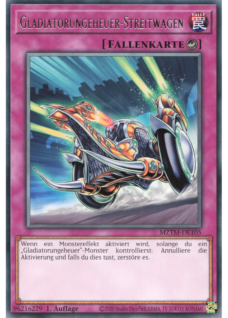 Gladiatorungeheuer-Streitwagen