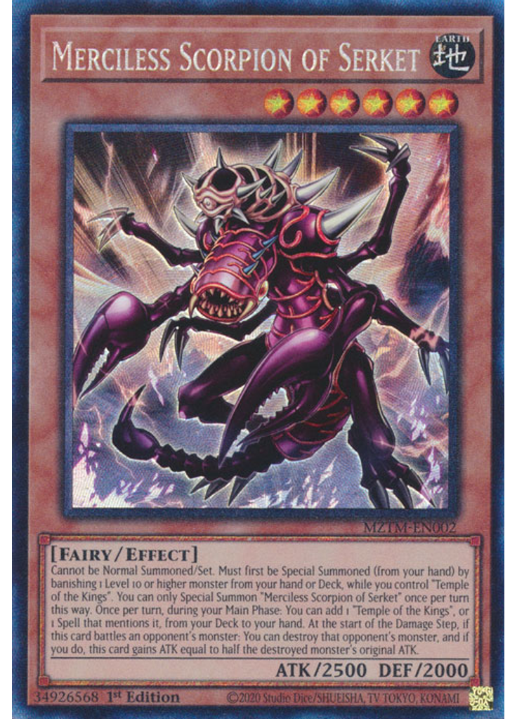 Merciless Scorpion of Serket (Collectors Rare 1st Edition)
