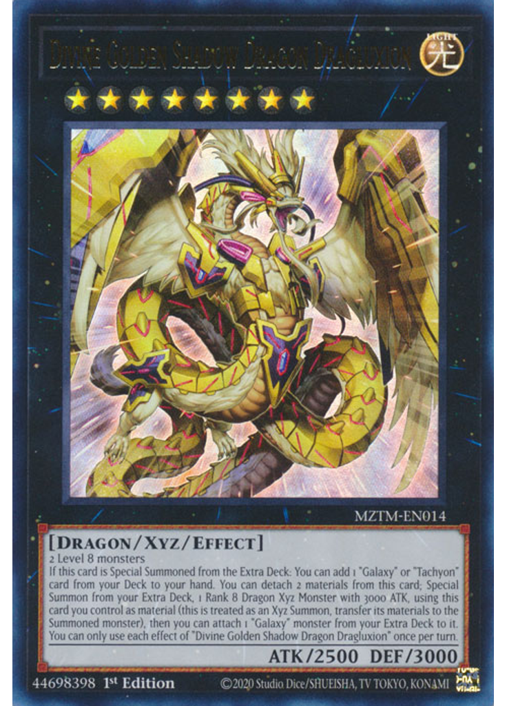 Divine Golden Shadow Dragon Dragluxion