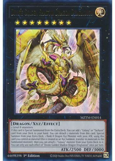 Divine Golden Shadow Dragon Dragluxion