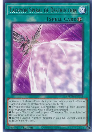 Tachyon Spiral of Destruction — Maze of the Master