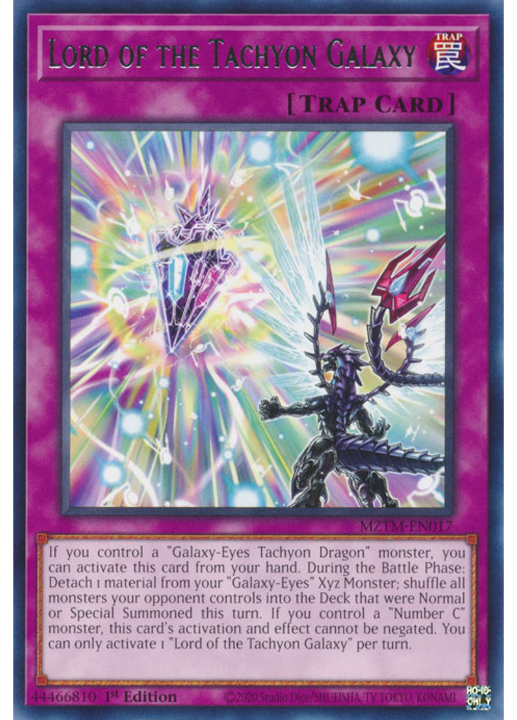 Lord of the Tachyon Galaxy