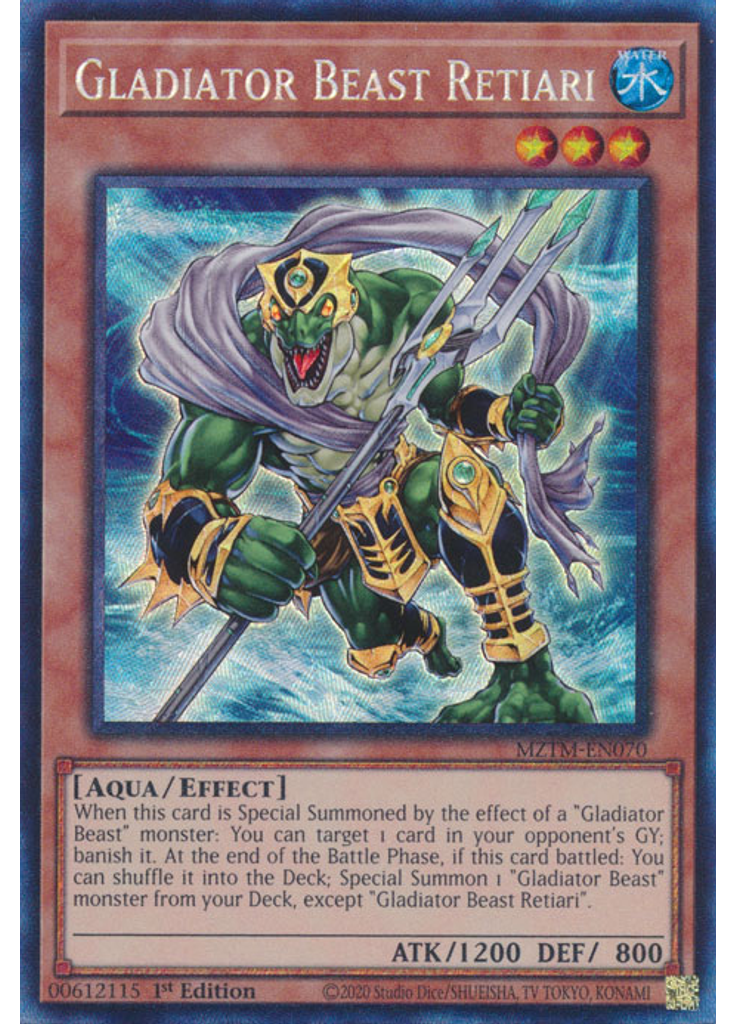 Gladiator Beast Retiari (Collectors Rare 1st Edition)