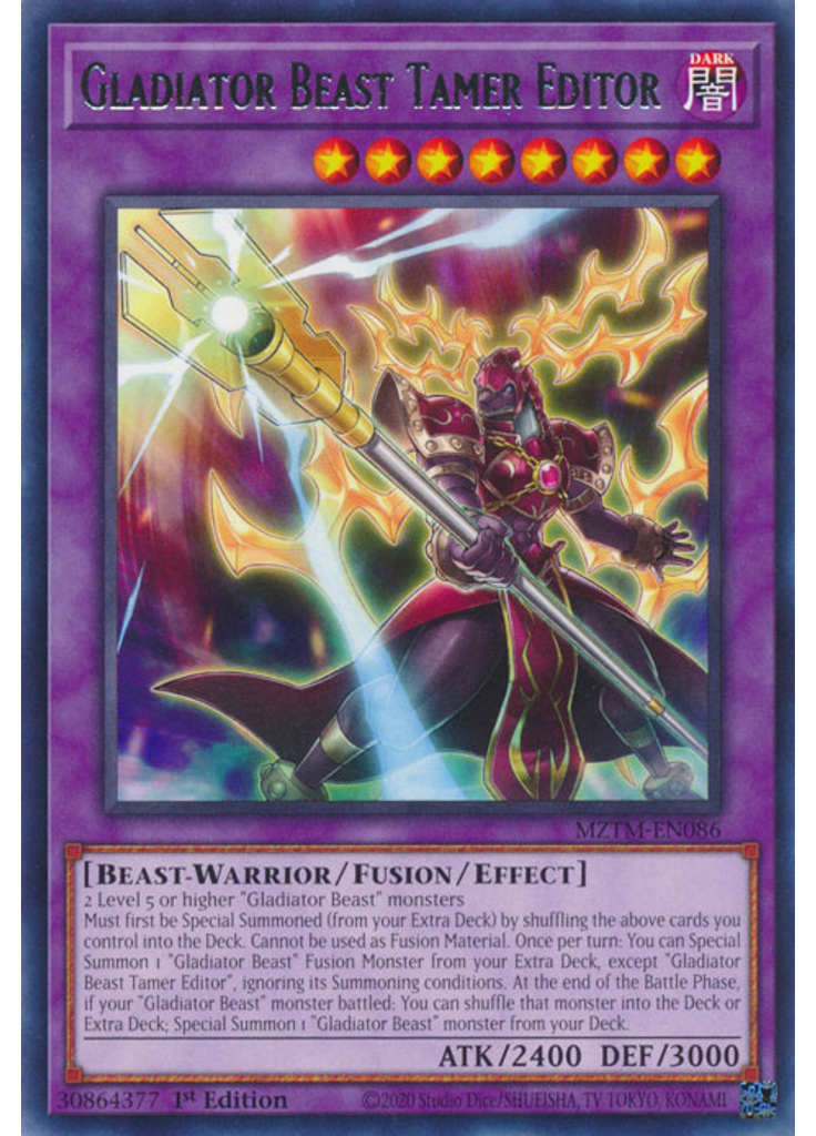 Gladiator Beast Tamer Editor