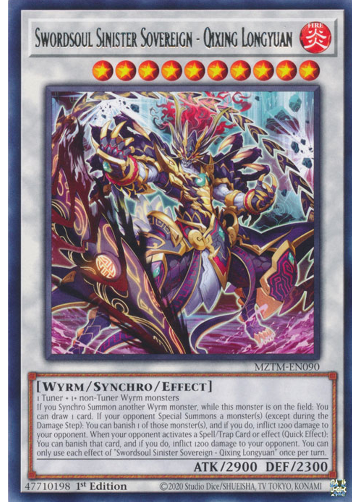 Swordsoul Sinister Sovereign - Qixing Longyuan