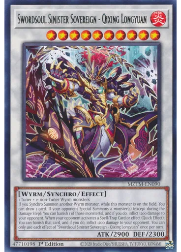 Swordsoul Sinister Sovereign - Qixing Longyuan — Maze of the Master
