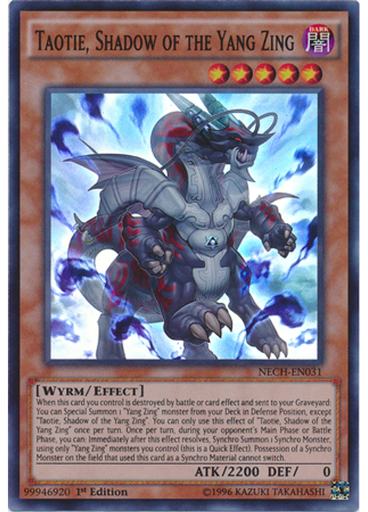 Taotie, Shadow of the Yang Zing