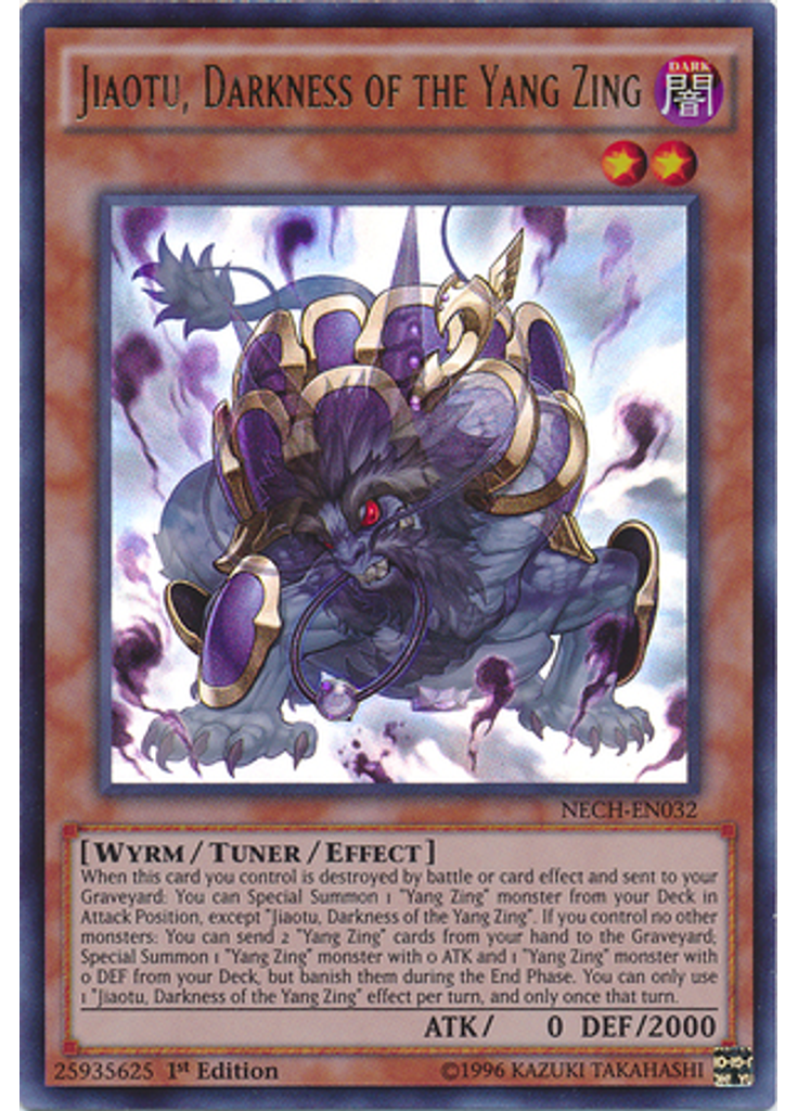 Jiaotu, Darkness of the Yang Zing