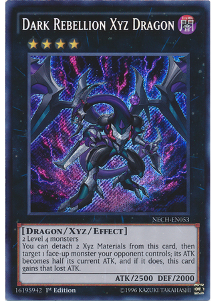 Dark Rebellion Xyz Dragon (Secret Rare 1st Edition)