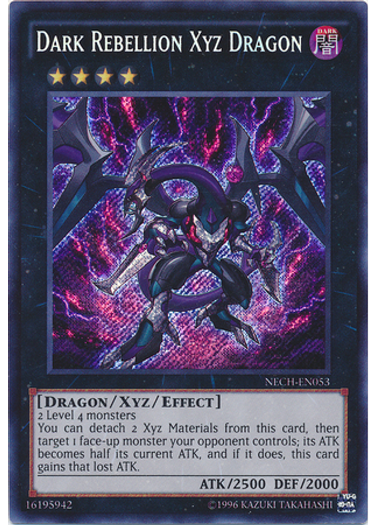 Dark Rebellion Xyz Dragon (Secret Rare Unlimited)