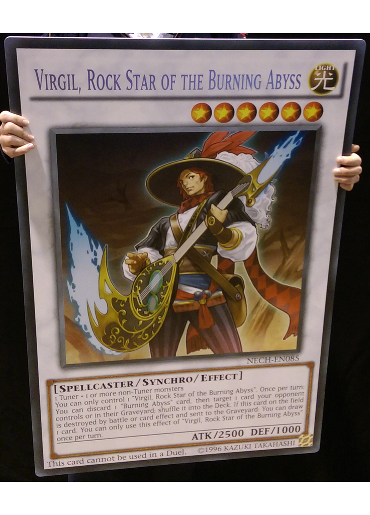 Virgil, Rock Star of the Burning Abyss (Secret Rare Unlimited Gc Lt)