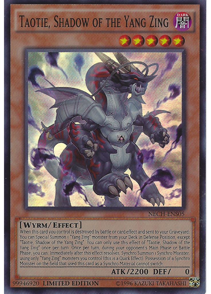 Taotie, Shadow of the Yang Zing