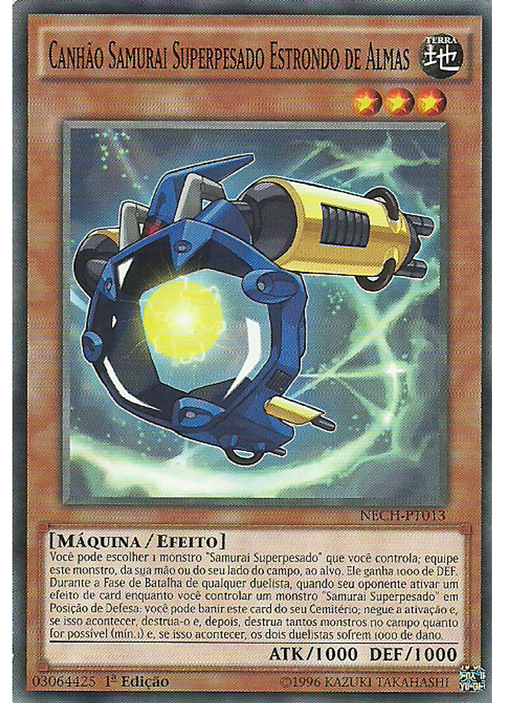 Canhão Samurai Superpesado Estrondo de Almas