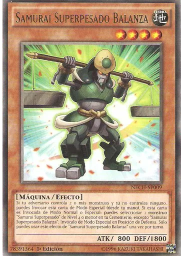 Samurai Superpesado Balanza