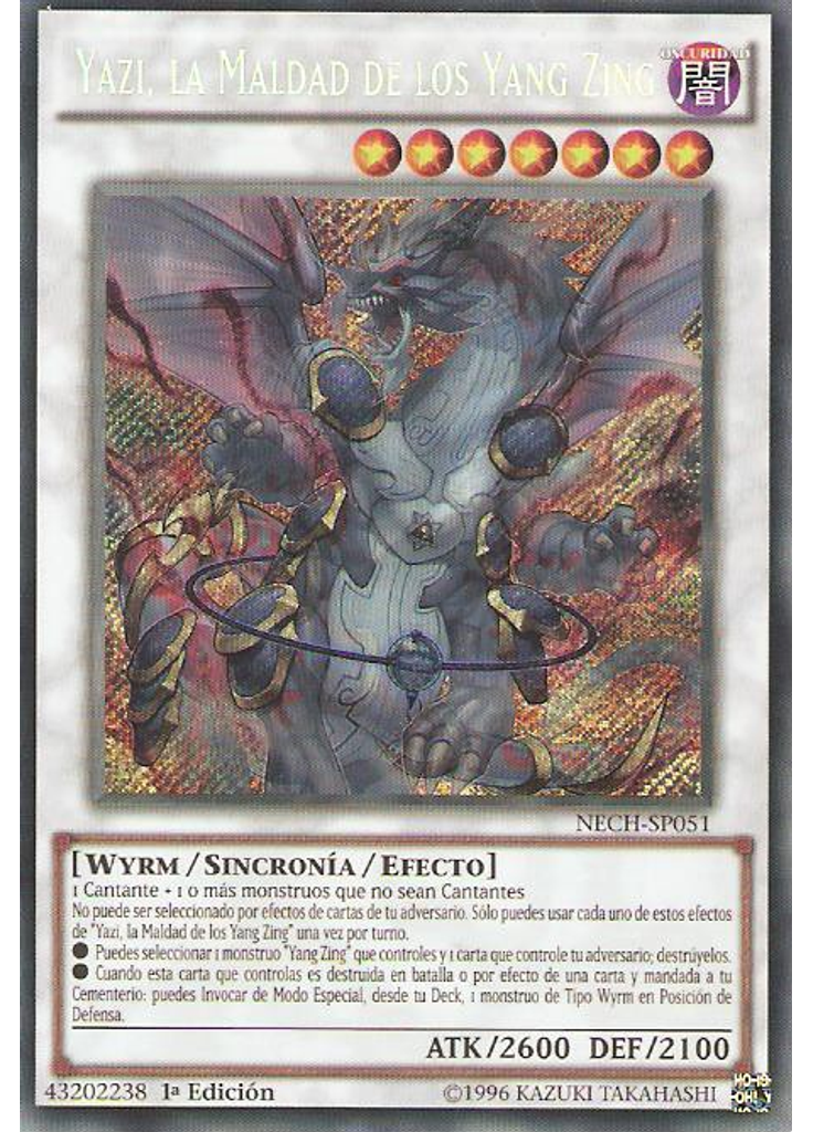 Yazi, la Maldad de los Yang Zing (Secret Rare 1st Edition)