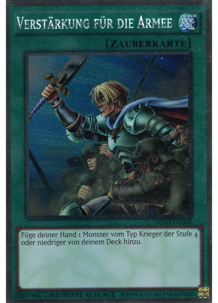 Verstärkung für die Armee