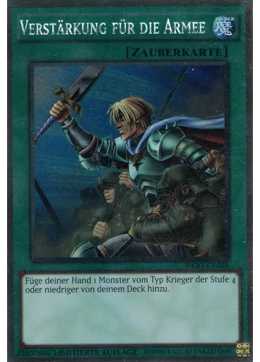 Verstärkung für die Armee