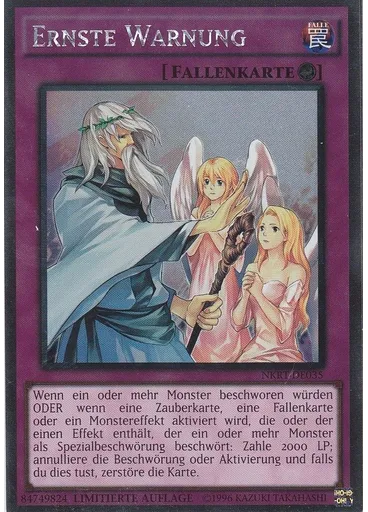 Ernste Warnung