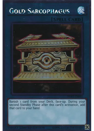Gold Sarcophagus — Noble Knights of the Round Table Power-Up Pack