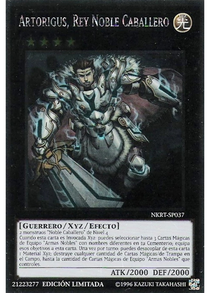 Artorigus, Rey Noble Caballero