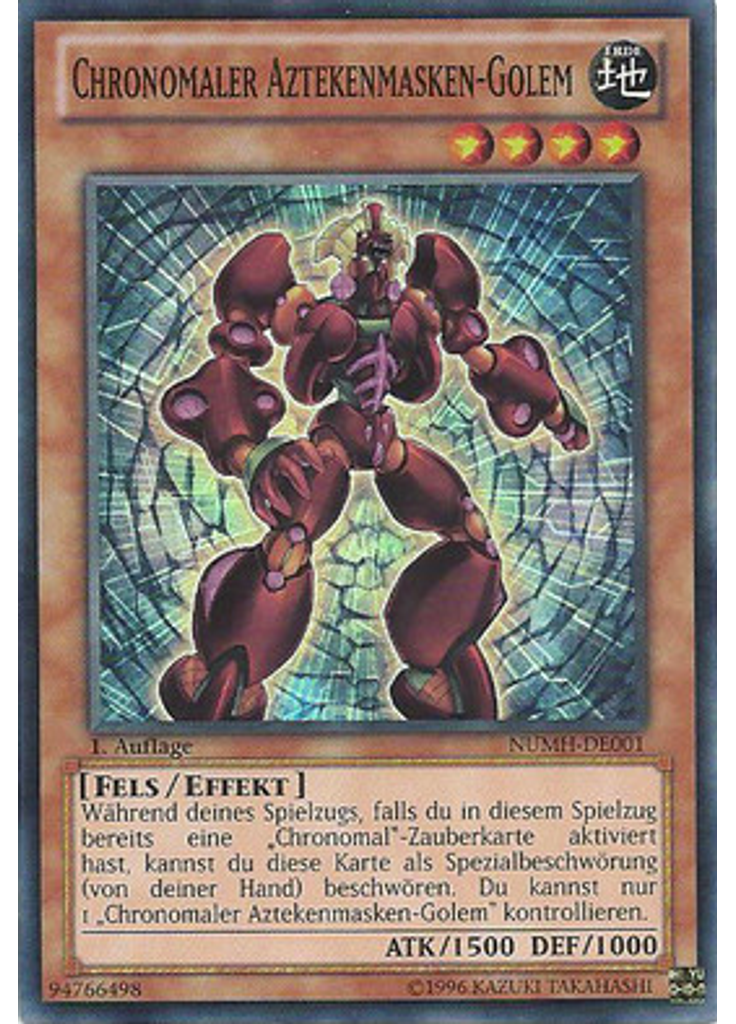 Chronomaler Aztekenmasken-Golem