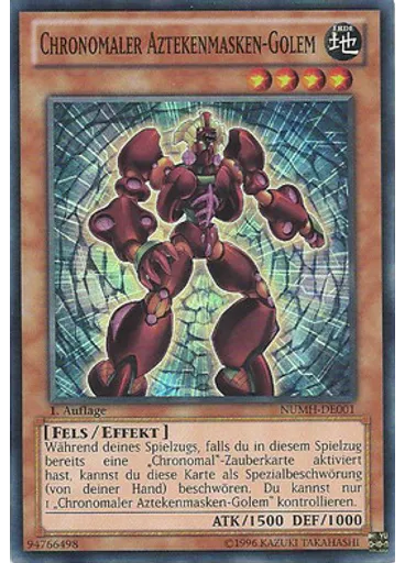 Chronomaler Aztekenmasken-Golem