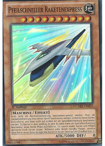 Pfeilschneller Raketenexpress