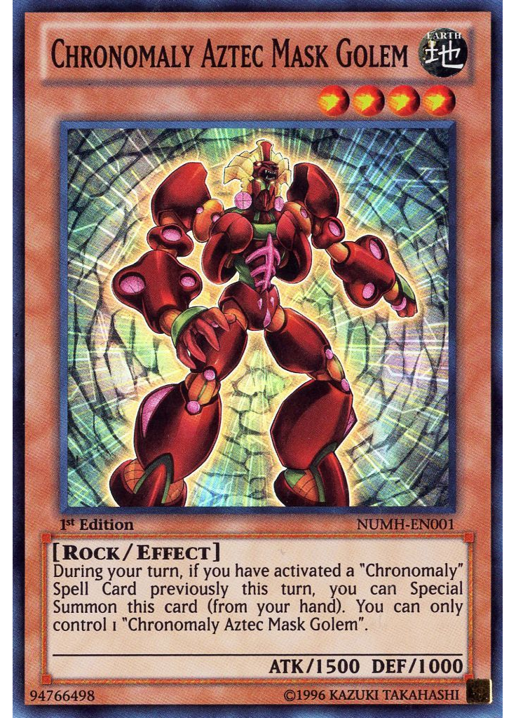 Chronomaly Aztec Mask Golem