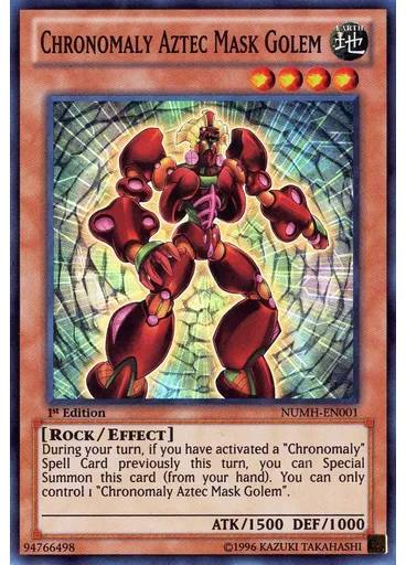 Chronomaly Aztec Mask Golem