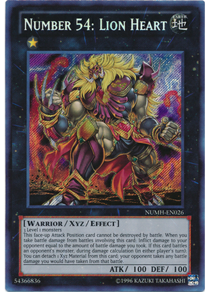 Number 54: Lion Heart (Secret Rare Unlimited)